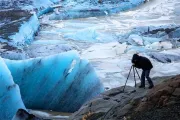 In the Icelandic glaciers (Photo by Roberto Mazzagatti)