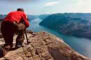 On the cliffs of Norway (Photo by Cristina Figari)