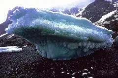 ANT1106_0148_Small iceberg on the seashore (Antarctic Peninsula)