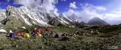 PAK0704_0866_Gore camp on Glacier Baltoro (Pakistan)