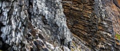 FJL0819_0601_Basalt columns form the spectacular Rubini Rock on Hooker Island (Franz Josef Land Russia)