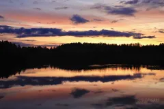 FIN1019_0662_Sunset on the lake (Finland)